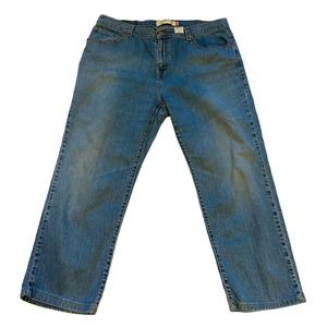 Levi’s Women's 505 Denim Jeans Medium Wash Straight Leg Blue Size 20S